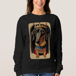 Dackel Hund Ancient Retro Dackel 3 Sweatshirt