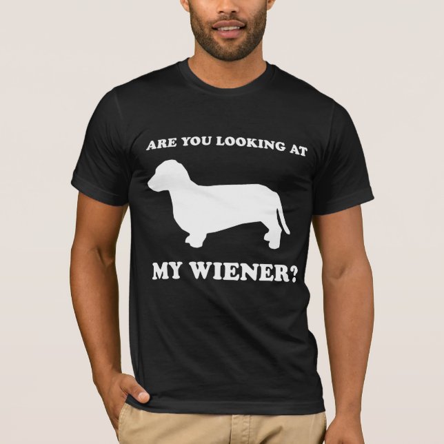 DACKEL-HUND: BETRACHTEN SIE MEINE DACKEL T-Shirt (Vorderseite)