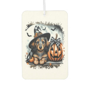Dackel Hund Halloween Autolufterfrischer