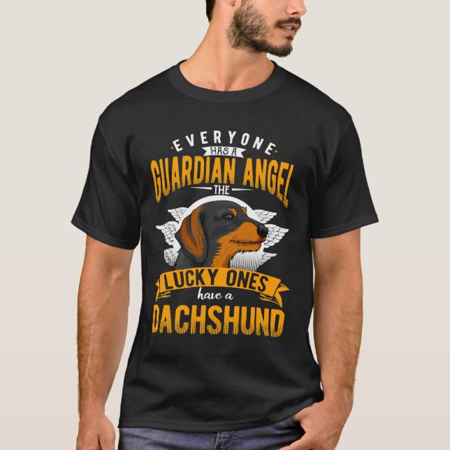 Dackel-Hund-Idee T-Shirt (Vorderseite)