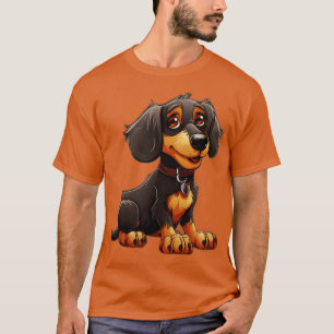Dackel Hund liebt Dackeln Hunde T-Shirt