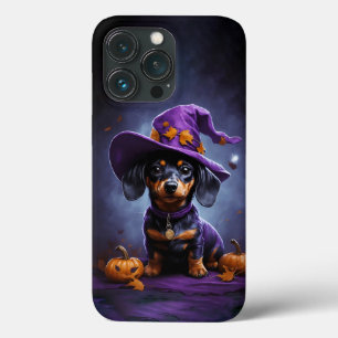 Dackel Hund mit Halloween Kürbishandgehäuse Case-Mate iPhone Hülle