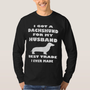 Dackel Hund Zucht Geschenk Hund Lover Ehefrau T-Shirt