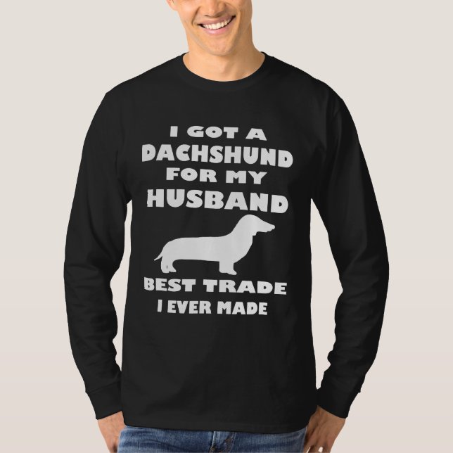 Dackel Hund Zucht Geschenk Hund Lover Ehefrau T-Shirt (Vorderseite)