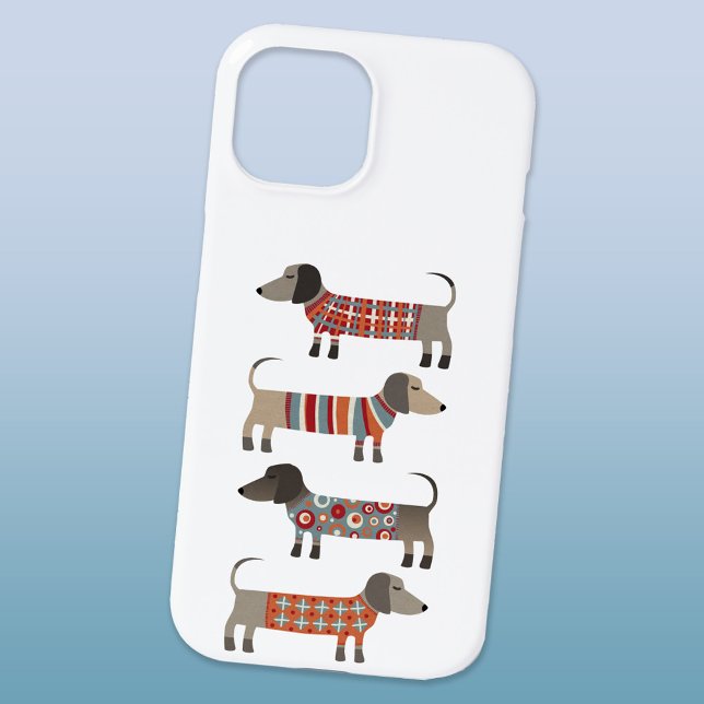 Dackel Hunde Case-Mate iPhone 14 Pro Hülle (Dachshund Wiener Sausage Dog fun cell phone case)