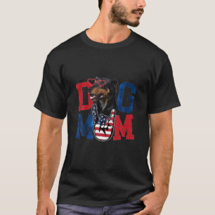 Dackel Hunde Mama Herzlichen Glückwunsch Muttertag T-Shirt