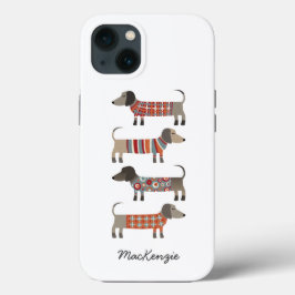 Dackel Hunde Personalisiert Case-Mate iPhone 14 Hülle