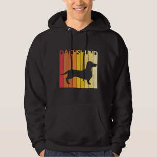 Dackel Hunde Rasse Silhouette Hoodie