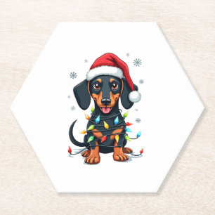 Dackel Hunde Tree Weihnachten Weihnachten Weihnach Untersetzer