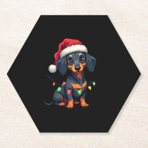 Dackel Hunde Tree Weihnachten Weihnachten Weihnach Untersetzer