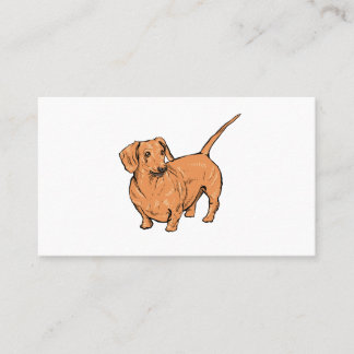 Dackel Hunde-Visitenkarten Visitenkarte