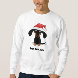 Dackel-Hundefeiertag Dackel-Weihnachtsmanns Sweatshirt