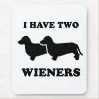 DACKEL-HUNDET-Shirts - "ich habe zwei weiners "