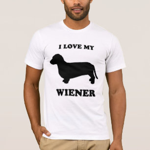 DACKEL-HUNDET-Shirts - "ich Liebe meine Dackel " T-Shirt