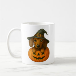 Dackel in Pumpkin Kaffeetasse