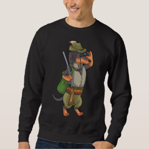 Dackel Jäger für Jäger Sweatshirt