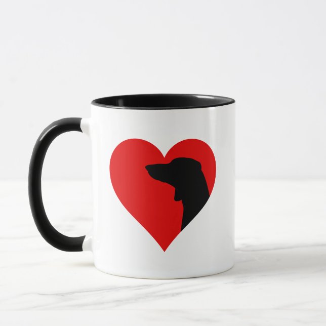 Dackel Kaffee Tasse (Links)