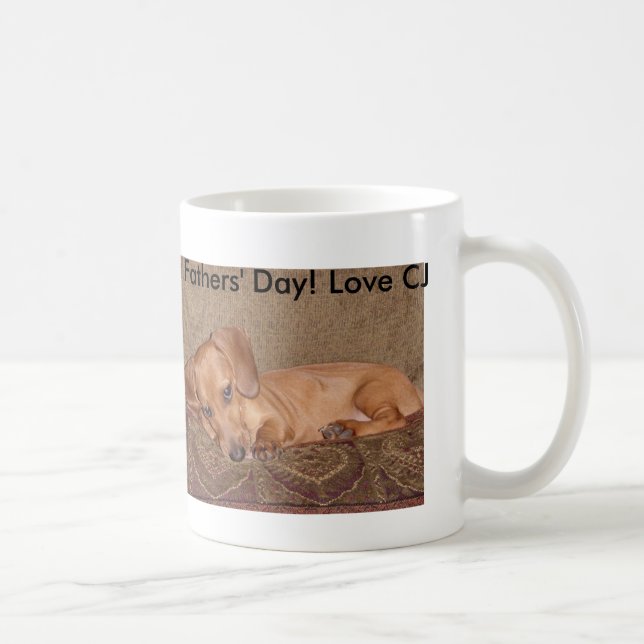 Dackel-Kaffee-Tasse Kaffeetasse (Rechts)