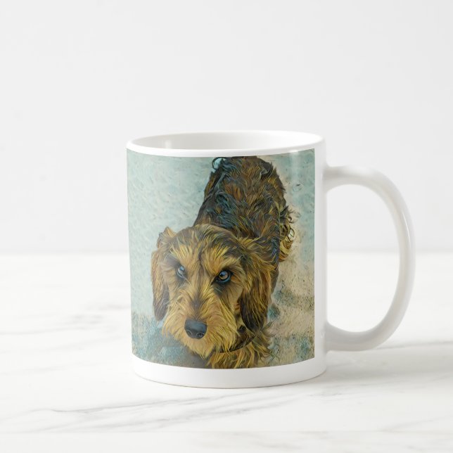 Dackel-Kaffee-Tasse Kaffeetasse (Rechts)