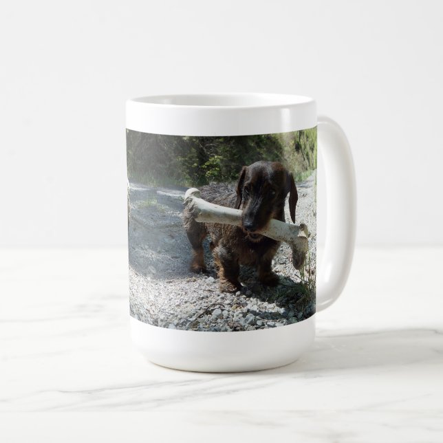 Dackel Kaffeetasse (VorderseiteRechts)