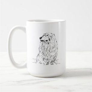 Dackel Kaffeetasse – Langhaariger Sausage Dog