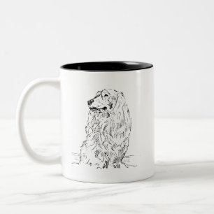 Dackel Kaffeetasse – Langhaariger Sausage Dog