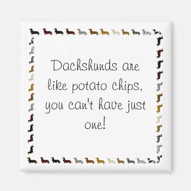 Dackel-kann nicht nur einen haben magnet (Vorne)