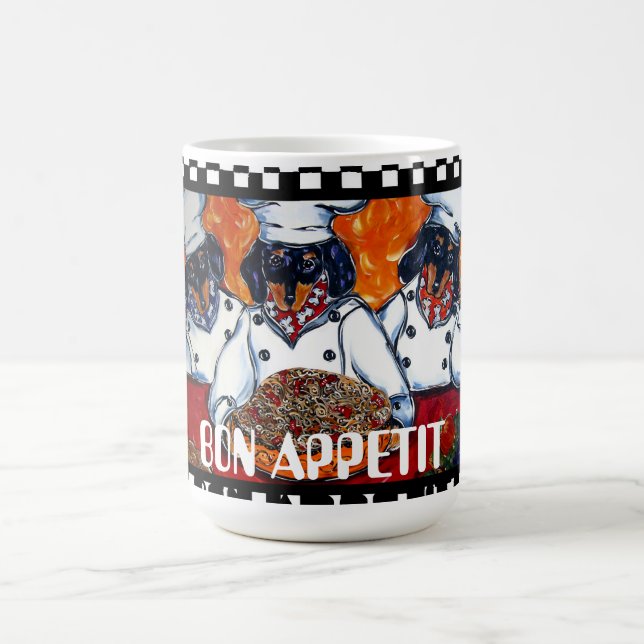 Dackel Köche Kaffeetasse (Mittel)