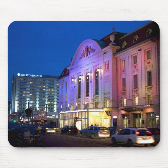 Dackel Konzerthaus Mousepad (Vorne)