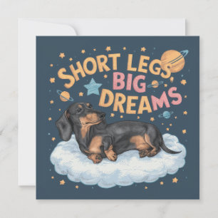Dackel Kurz Legs Big Dreams