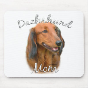 Dackel (langhaarig) Mama 2 Mousepad