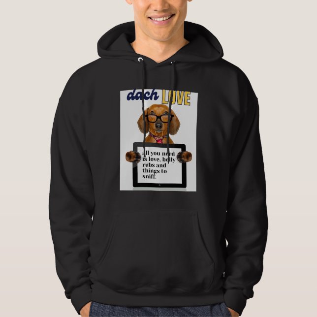Dackel Liebe 430 Hoodie (Vorderseite)