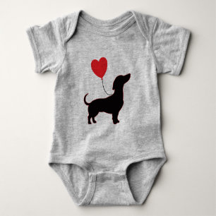 Dackel Liebe Balloon Light - Sweet Baby Edition Strampler