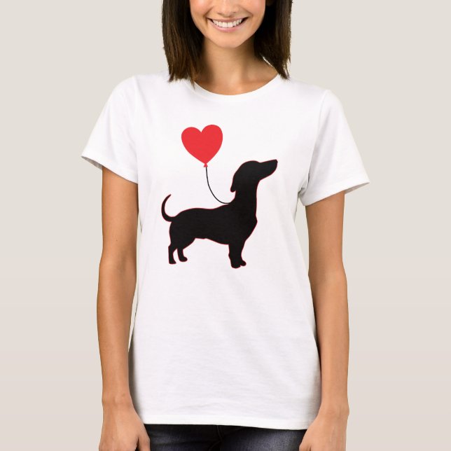Dackel Liebe Balloon Shirt - Sweet Baby Edition (Vorderseite)
