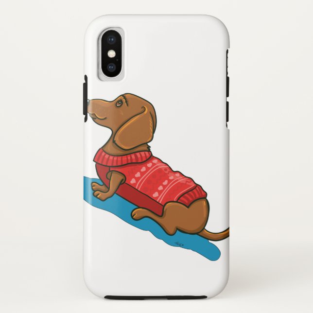 Dackel-Liebe Case-Mate iPhone Hülle (Rückseite)