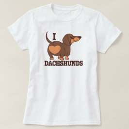 Dackel Liebe Hund T - Shirt