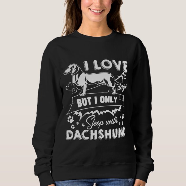 Dackel Lover Sweatshirt (Vorderseite)