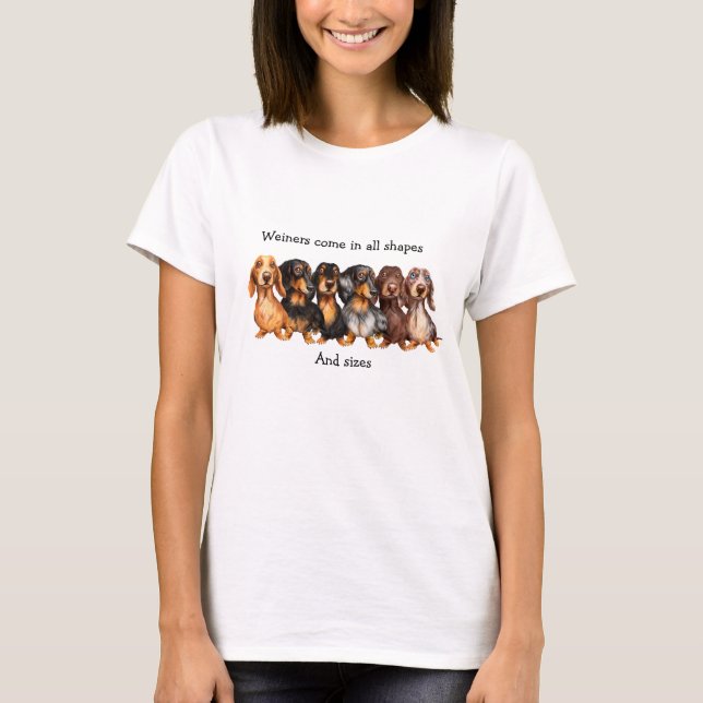 Dackel Lover T-Shirt-Shirt T-Shirt (Vorderseite)