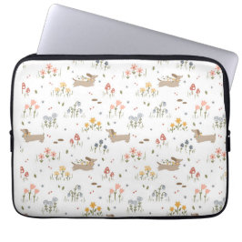 Dackel Lover Weiner Hunde Wurst Hunde Wildblume Laptopschutzhülle