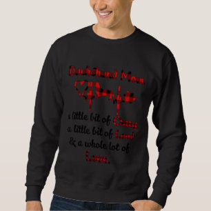 Dackel Mama ein wenig verrückt Loud und viel Sweatshirt
