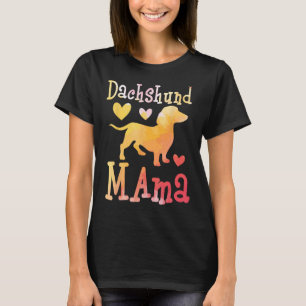 Dackel Mama - Hund Lover Pet Trainer Züchter Ani T-Shirt