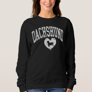 Dackel Mama Mama für Frauen Weiner Dog Mama Lady Sweatshirt
