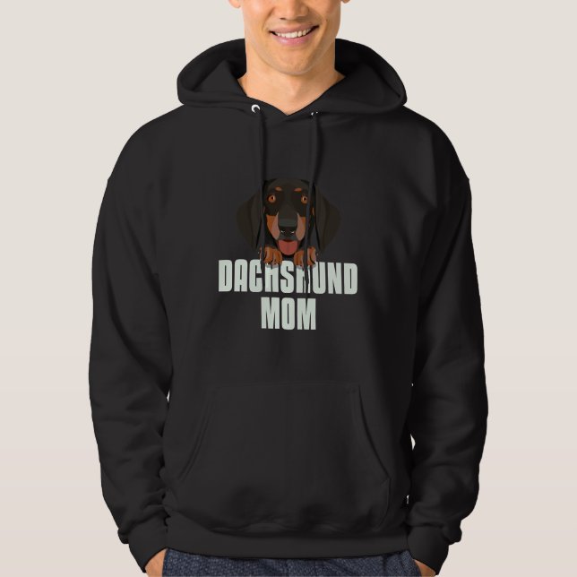 Dackel Mama Mama Hoodie (Vorderseite)