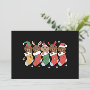 Dackel Mama Weihnachten Hund viel Geschenk Neues J