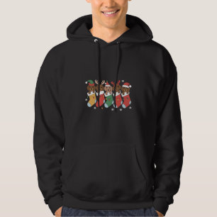 Dackel Mama Weihnachten Hund viel Geschenk Neues J Hoodie