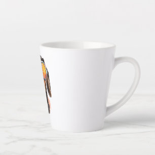 Dackel mit Sonnenbrille Milchtasse