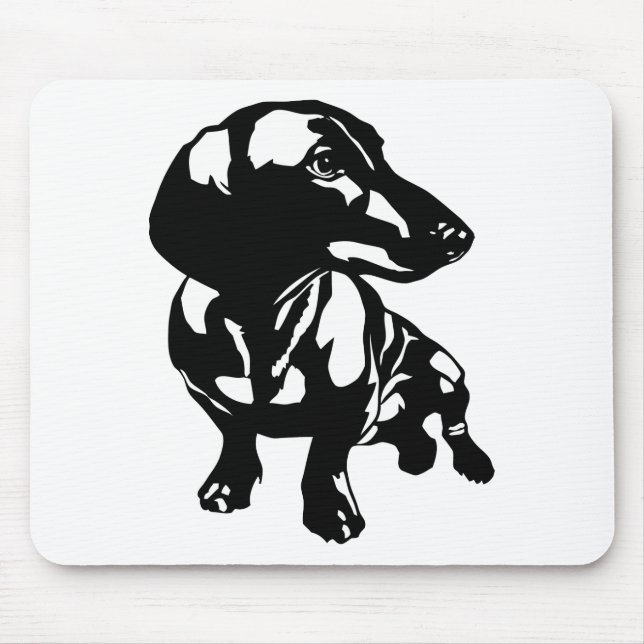 Dackel Mousepad (Vorne)