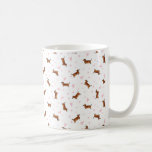 Dackel Muster - Herz Kaffeetasse<br><div class="desc">-</div>