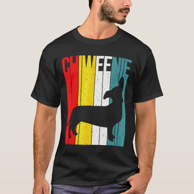 Dackel Niedlich Chiweenie Dog T-Shirt (Vorderseite)