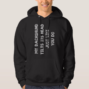 Dackel Niedlich Männer Kinder Hoodie